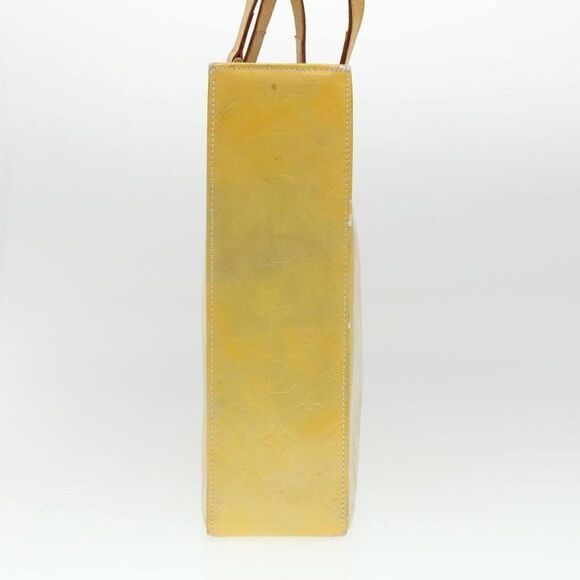 LOUIS VUITTON Monogram Vernis Columbus Tote Bag Yellow - Picture 6 of 15